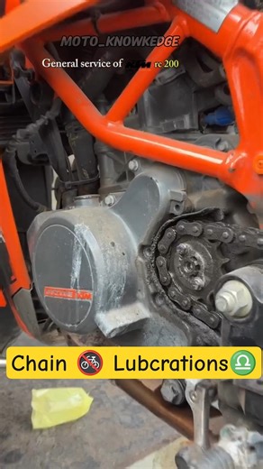 KTM Bike Chain Lubricatione