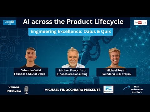 AI Across the Product Lifecycle E09: MBSE and Testing with Quix & Dalus