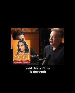 Dr. Joe Dispenza on book Autobiography of A Yogi #yogi #joedispenza #podcast #shorts #shortsfeed