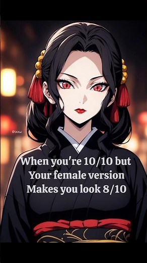 Muzan's Female Form Really Outshined Him 💀😂 | Demon Slayer Edit
