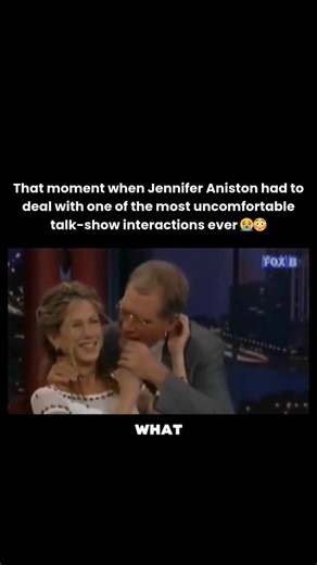 Celebrity Star on Instagram: "Jennifer Aniston’s appearance on The Late Show with David Letterman quickly became one of the most awkward and controversial talk-show moments ever caught on camera. What started as a routine late-night interview took a strange turn when Letterman suddenly leaned toward Aniston, grabbed a strand of her hair, and unexpectedly put it in his mouth. The shocking gesture left Aniston visibly uncomfortable, the studio audience audibly gasping as the moment shifted from pl
