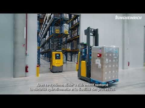 Ritter Sport & Jungheinrich : des robots mobiles pour un entrepôt plus efficace