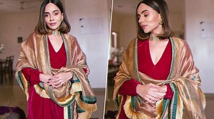 5 Ways To Drape A Stole To Create Unique Outfits | Herzindagi