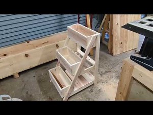 Improved 3 Tier Planter with Shelf. (Yes I'm still making stuff)