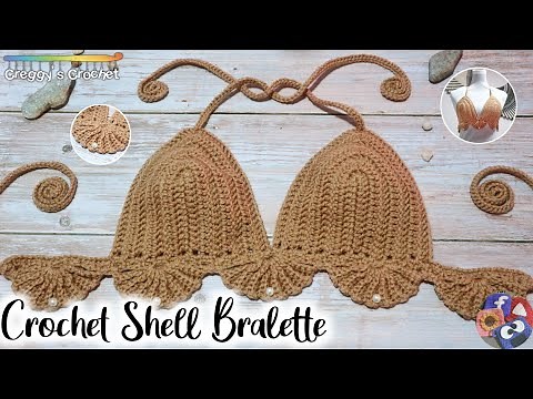 CROCHET “Shell” Bralette for All Sizes | Pattern & Tutorial