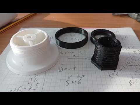 64. FreeCAD 1.0 Для начинающих с нуля! Резьба простым способом на скорую руку