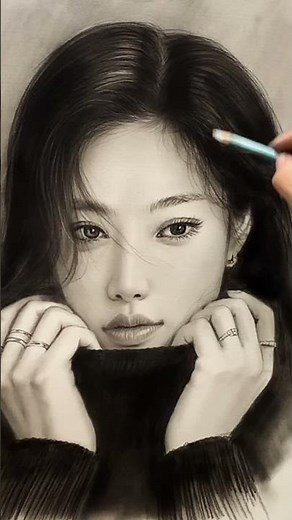 Drawing Beautiful Girl