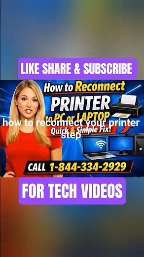 How to Reconnect Printer to PC or Laptop #hpprinter #hpsmart #printertroubleshooting #hpprinterfix