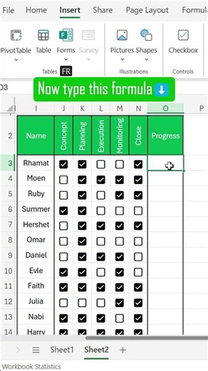 How to Create a Progress Tracker in Excel | Step by Step Task Tracker Dashboard (Beginner Friendly)