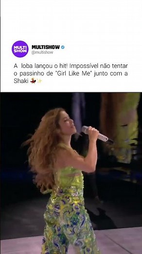 Shakira canta 'Girl like me' | Todo Mundo No Rio | Música Multishow