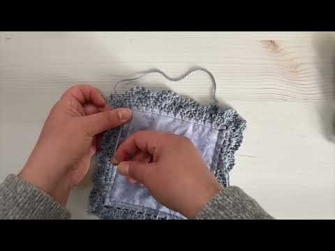 Quilted Placemats with Crochet Shell Border Part 7: Finishing