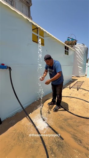 The Sameer Project desalination plant is now open 🎉🥳 Five months of planning, searching, installing, testing and so much more to finally be able to operate today. This wouldn’t have been possible with this incredible community, without YOU! With multiple desalination plants bombed and huge water scarcity in the Gaza Strip, you have allowed The Sameer Project to now create a new source of fresh water. We expect to produce 150,000 to 200,000 liters of clean water daily. All water from the statio