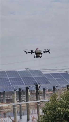 Don’t miss it if you pass by, have you ever tried drone cleaning of photovoltaics?