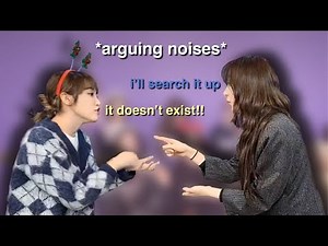 when izone argue over dumb things
