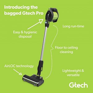The Gtech Pro combines the convenience of cordless cleaning with hygienic bags for easy disposal, reducing maintenance time and helping to keep your home dust free. | Gtech