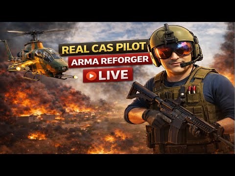 ARMA Reforger Helicopter Combat LIVE | AH-1 Cobra CAS Carnage | NATO Gunship PvP EP1
