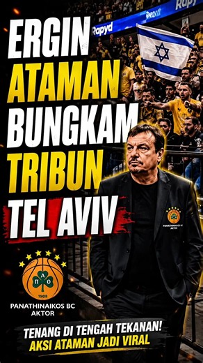 PELATIH ASAL TURKI INI BIKIN HEBOH STADION TEL AVIV!
