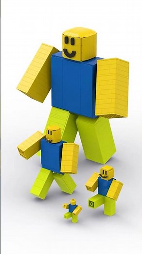 LEGO Roblox Noob (How to Build)