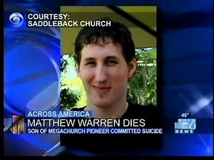 Son of mega-church pioneer Rick Warren kills himself