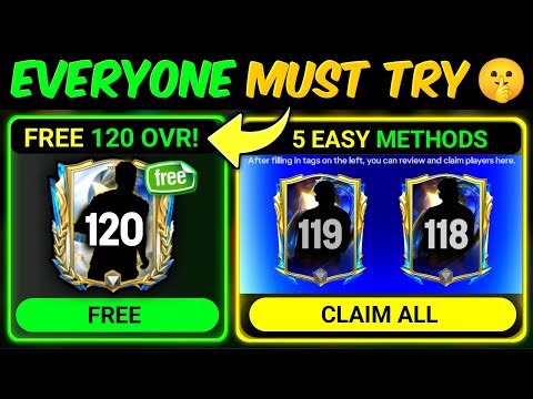 FREE 120 OVR Player in FC Mobile - 5 Methods to Get 118 to 120 OVR | Mr. Believer