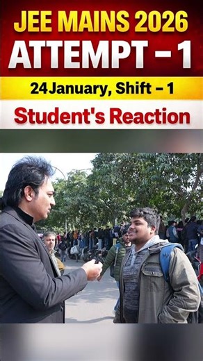 JEE Exam Review | 24th JAN - Shift 1 #jeewallah #shorts #pw #physicswallah