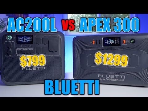 Bluetti Apex 300 VS AC200L - Which is BEST for YOU?