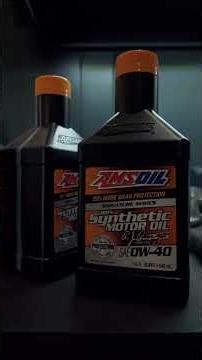 Amsoil Signature Series 0w-40. Just a basic oil change, or is it ? Back again at futurez