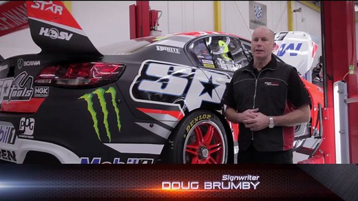 Ever wondered what goes into getting the HRT Supercars to look as great as they do? Get a behind the scenes look at livery application from 20 year veteran, Doug Brumby at Signzone. | SP Tools