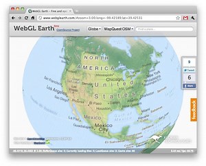 WebGL Earth by Klokan Technologies - Experiments with Google
