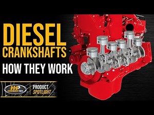 How Do Diesel Engine Crankshafts Work?
