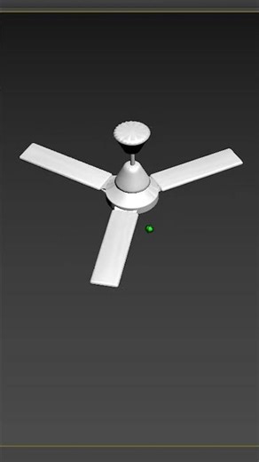 Ceiling Fan Modeling in 3ds Max #shorts #cgi #3dmodeling #3dsmax