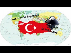 How to make flag maps in Inkscape! - Inkscape tutorial 2025