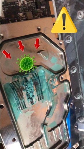 Watercooled 💦 GPU Gunk 🧼Custom Water Loop🧼(would you get a water block for your GPU?)