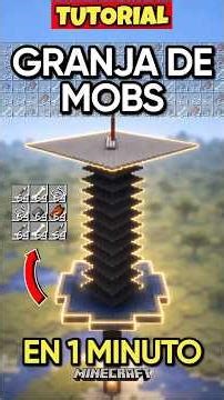 Como hacer la Mejor Granja de Mobs Minecraft Java 1.21.11 TUTORIAL