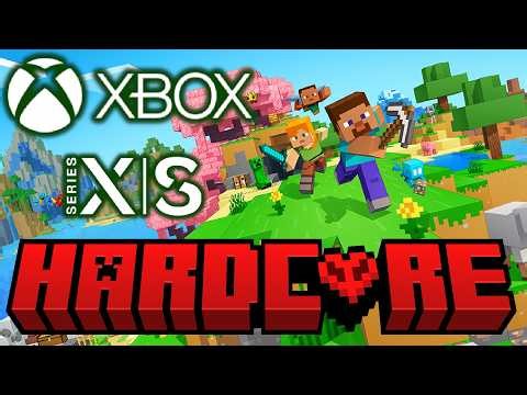 Minecraft Hardcore Survival - Xbox Series X|S - Full Game Walkthrough