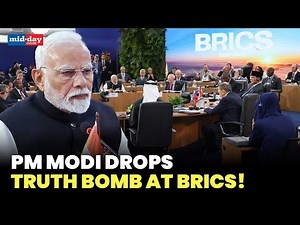 PM Narendra Modi Delivers a Powerful Speech at the 17th BRICS Summit 2025; Mentions Pahalgam Attack