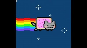 Nyan Cat - 8 Bit Versions (Atari 800,ZX Spectrum, Atari 2600, C16 by comparison) #fyp #nyancat