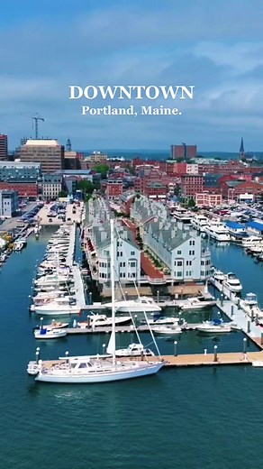 Exploring Portland, Maine from a Bird's Eye View