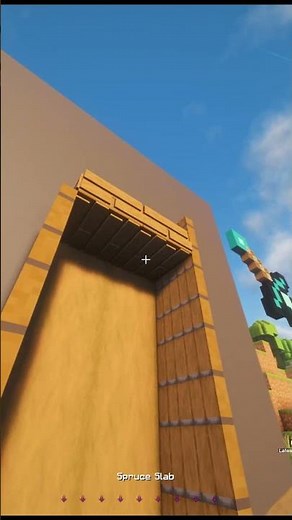 Minecraft Wardrobe Design 👗✨ | Easy Furniture Build #shorts