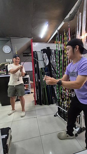 FLEX Before bringing it home..enjoy your new #ninja rod 🎣 | Tackle Marine sports fishing accessories