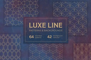 LUXE LINE patterns & backgrounds, a Pattern Graphic by Best Pattern Shop