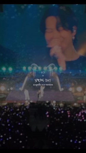 BTS Spring Day 8D Audio Experience