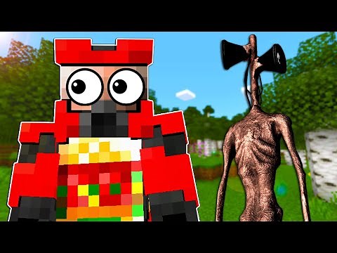 Siren Head Joined Our Minecraft World... (Minecraft Multiplayer)