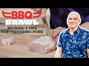 Michael Symon's Perfect Pork Tips | BBQ Brawl | Food Network