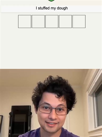 Daily Crypticle · Feb 14, 2026 “I stuffed my dough (5)” #crypticcrossword #dailycrypticle #bitcryptic