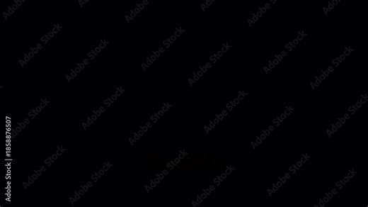 8-bit Pixel Retro Gaming Interface START Text Blinking Animation Motion Graphic Loop 4k video animation seamless loop