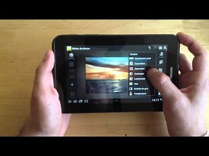 Samsung Galaxy Tab 2 7.0 : la tablette en fonctionnement