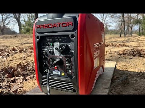Predator 2000 Watt SUPER QUIET Inverter Generator (Unboxing, Setup & First Start)