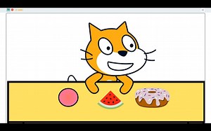 Scratch做的吃东西动画