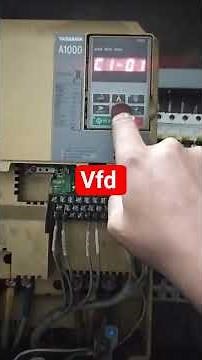 How to Set Up Your Yaskawa A1000 VFD | Vfd Wiring Explain | #creatorsharma